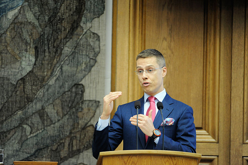 File:Alexander Stubb (saml) Finlands samarbetsminister. Nordiska radets session 2011 i Kopenhamn.jpg